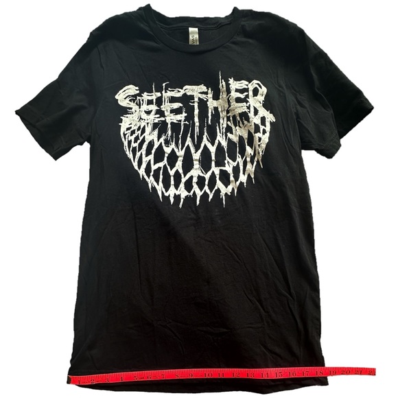 Seether Scratch Grin Logo Official Merch T-Shirt - Picture 4 of 8